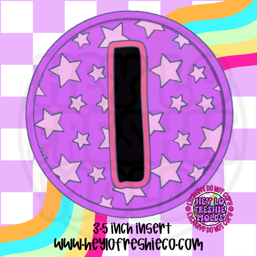 Star Letter Inserts Silicone Mold