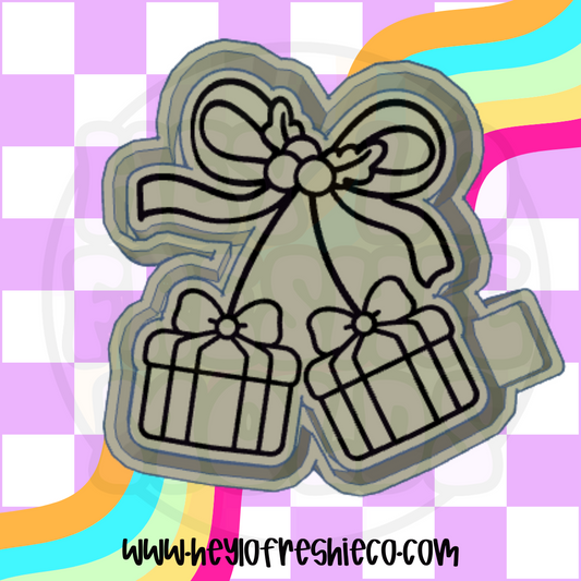 Christmas Present Cherries Silicone Mold