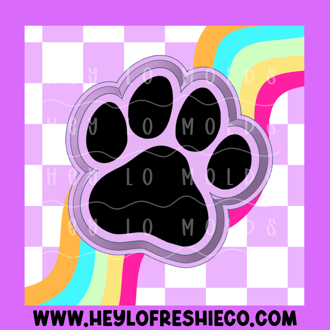 Paw Print Silicone Mold