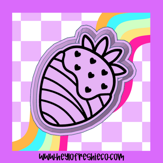 Dipped Strawberry Silicone Mold