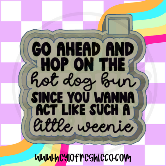 Hop On The Hotdog Bun Silicone Mold