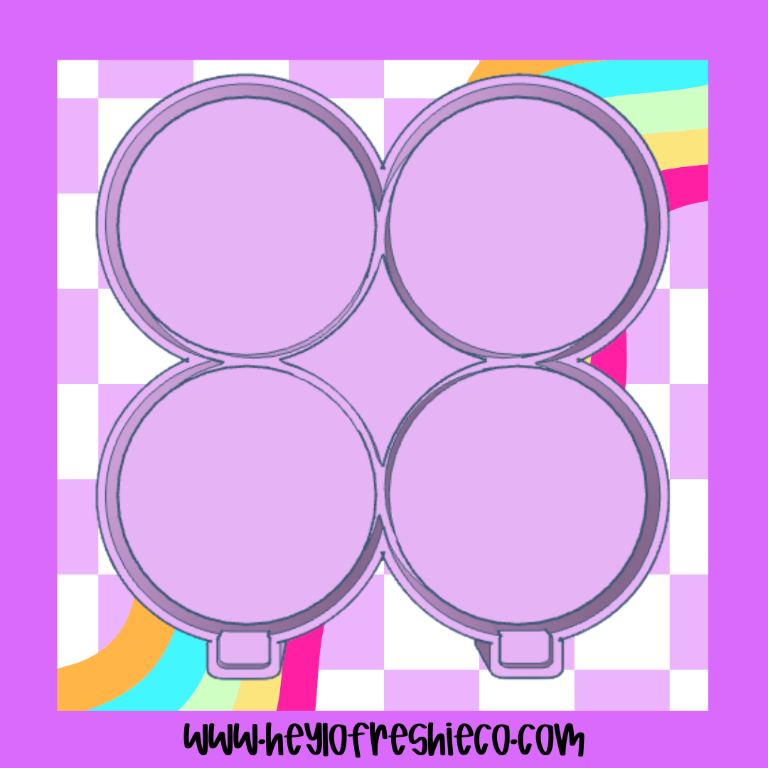 3 Inch Round Tray Silicone Mold