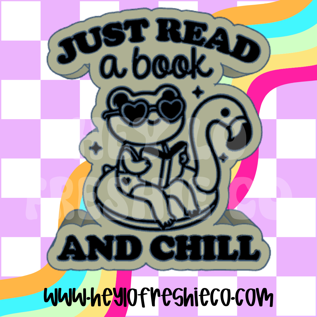 Read A Book And Chill Silicone Mold