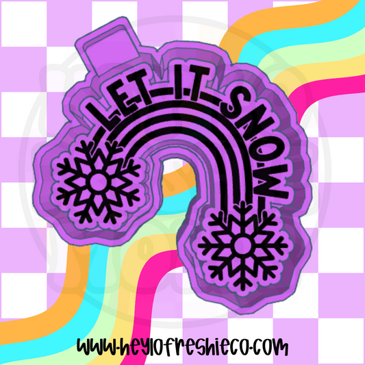 Let It Snow Silicone Mold