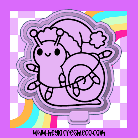 Christmas Snail Silicone Mold