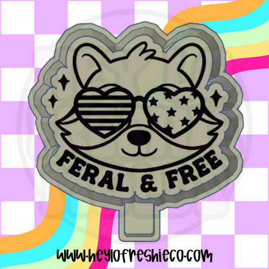 Feral and Free Raccoon Silicone Mold