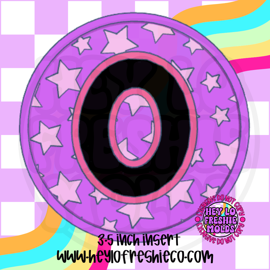 Star Letter Inserts Silicone Mold