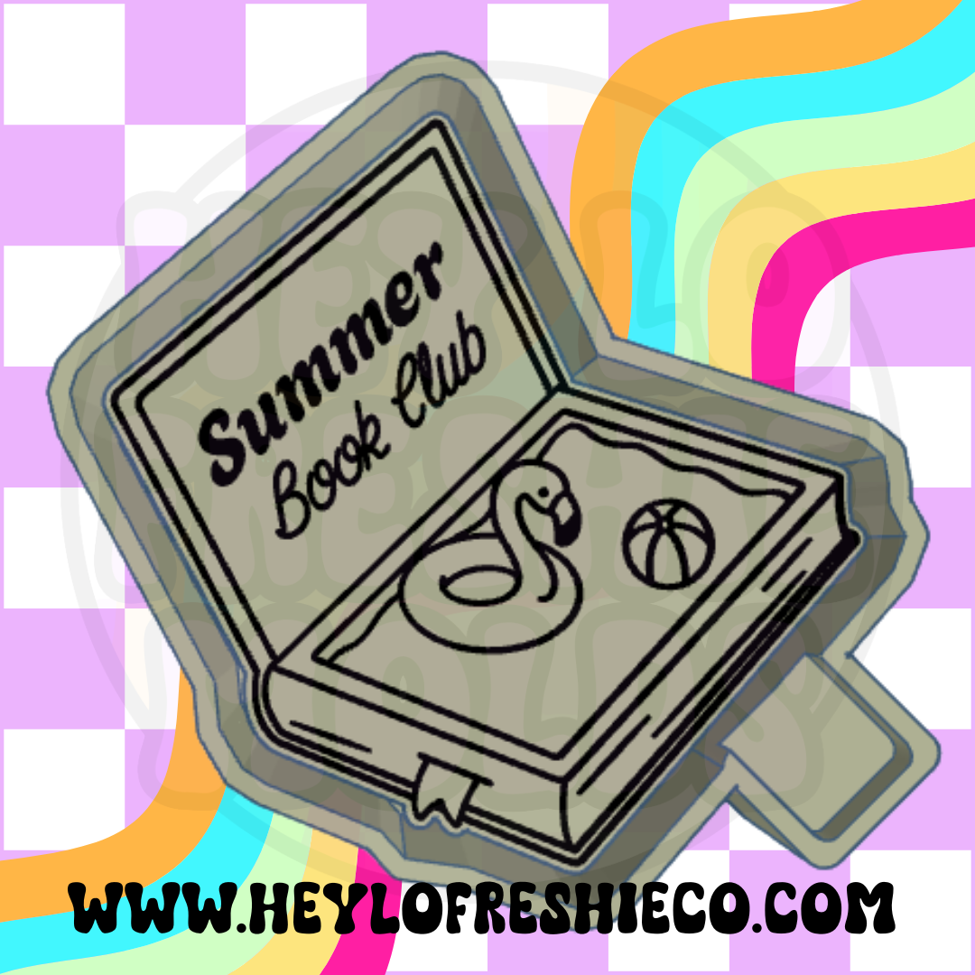 Summer Book Club Silicone Mold