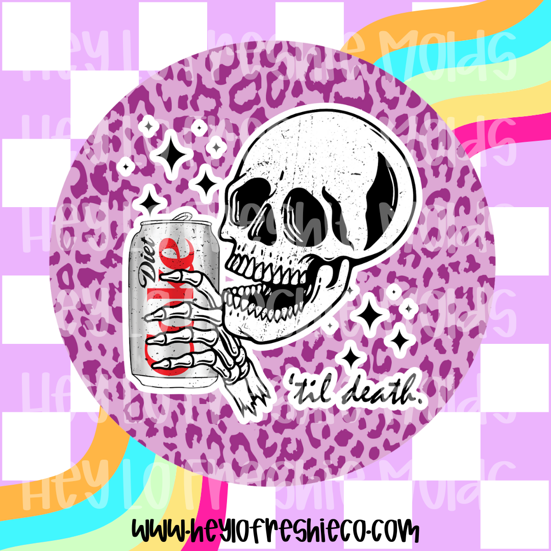 Round Cardstock | Til Death - Diet Coke