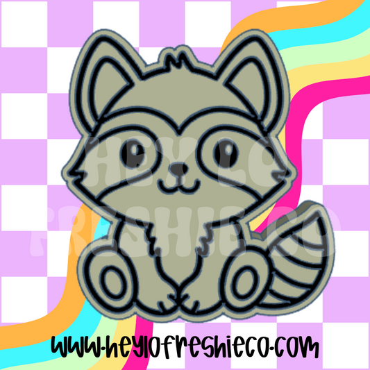Cute Raccoon Silicone Mold