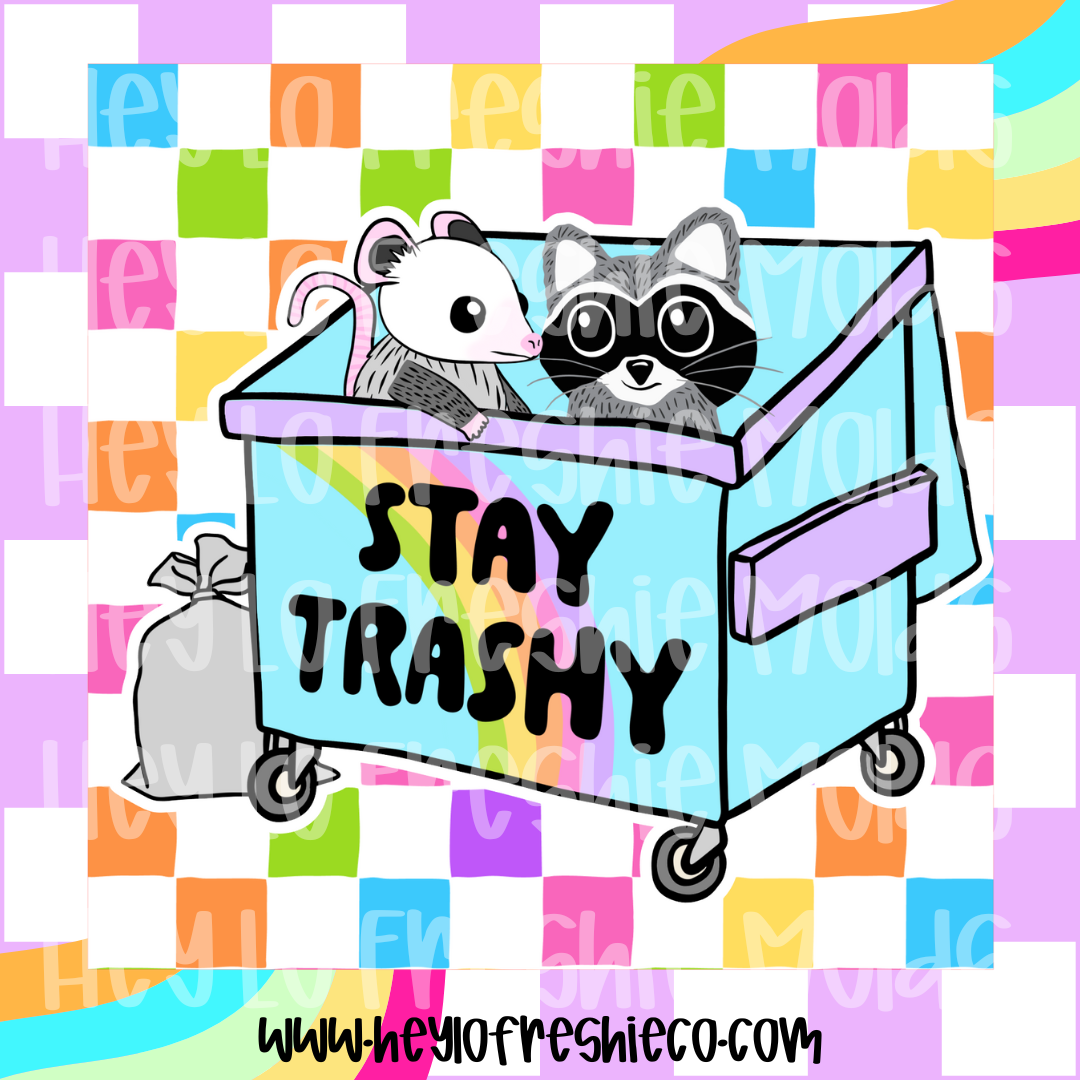 Square Cardstock | Stay Trashy