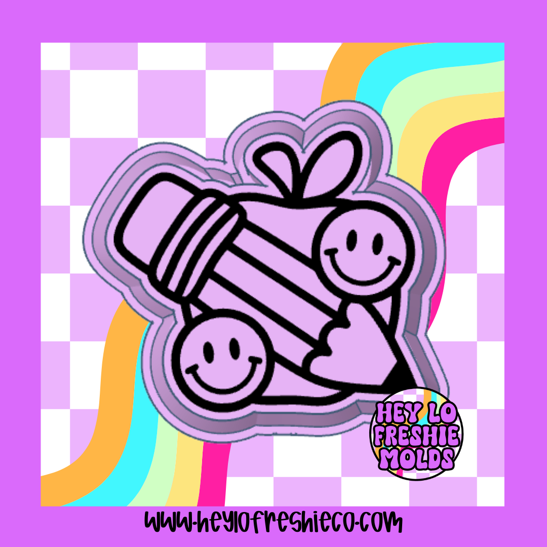 Groovy Apple Silicone Mold