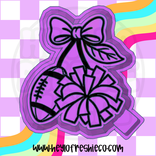 Football and Cheer Cherries Silicone Mold