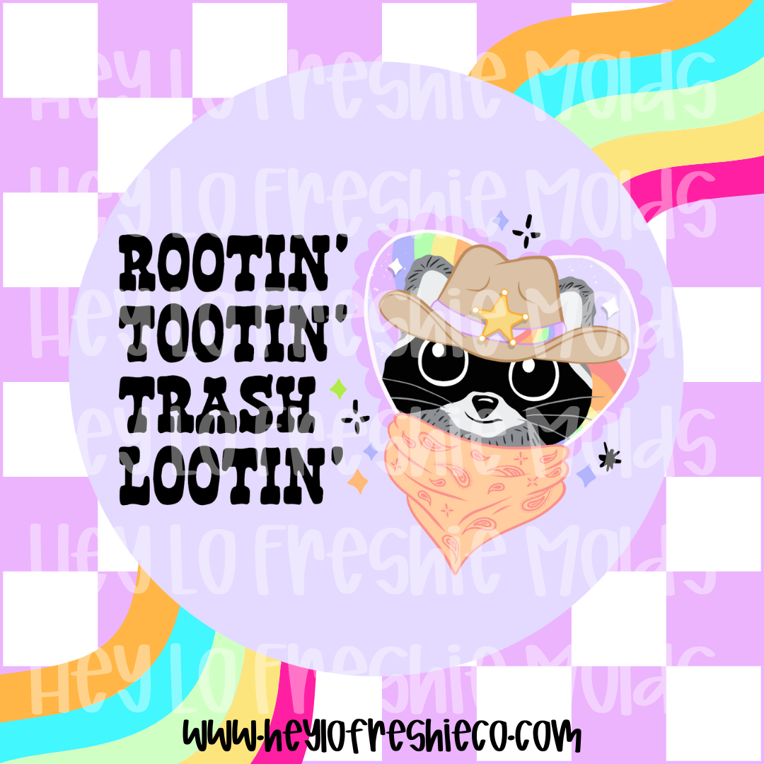 Round Cardstock | Rootin' Tootin' Trash Lootin'