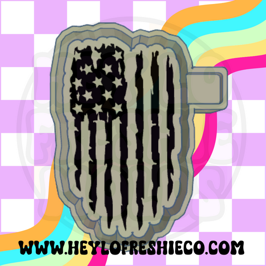 Distressed Flag Silicone Mold
