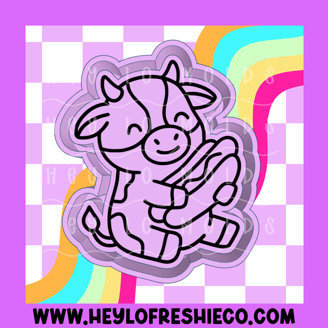 Hotdog Cow Silicone Mold