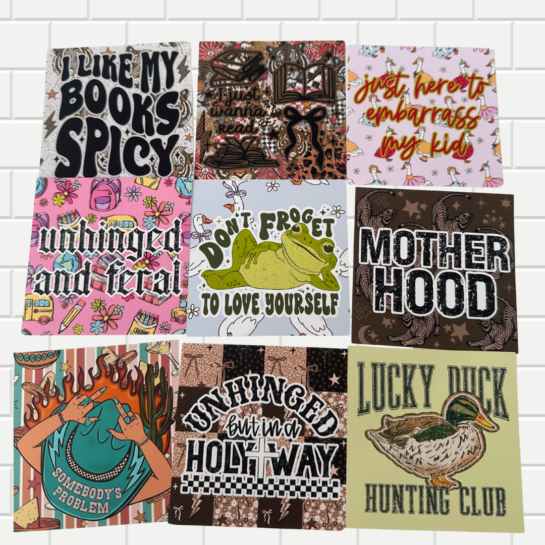 Checkered Square Frame Cardstock Grab Bag | Theme: Best Sellers