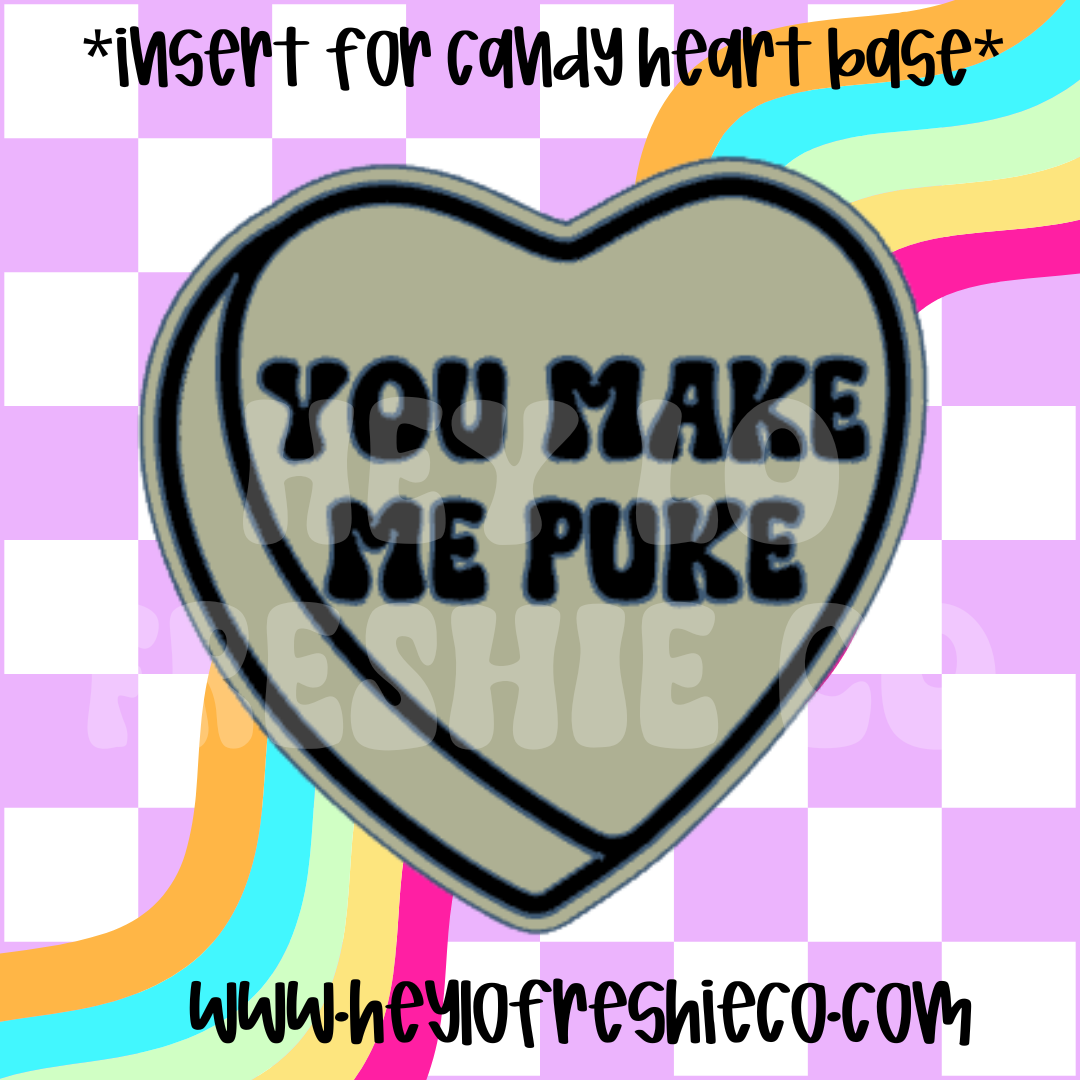 Candy Heart Silicone Mold Inserts