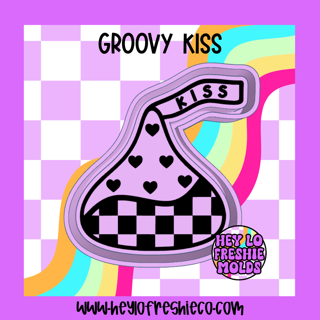 Groovy Kiss Silicone Mold