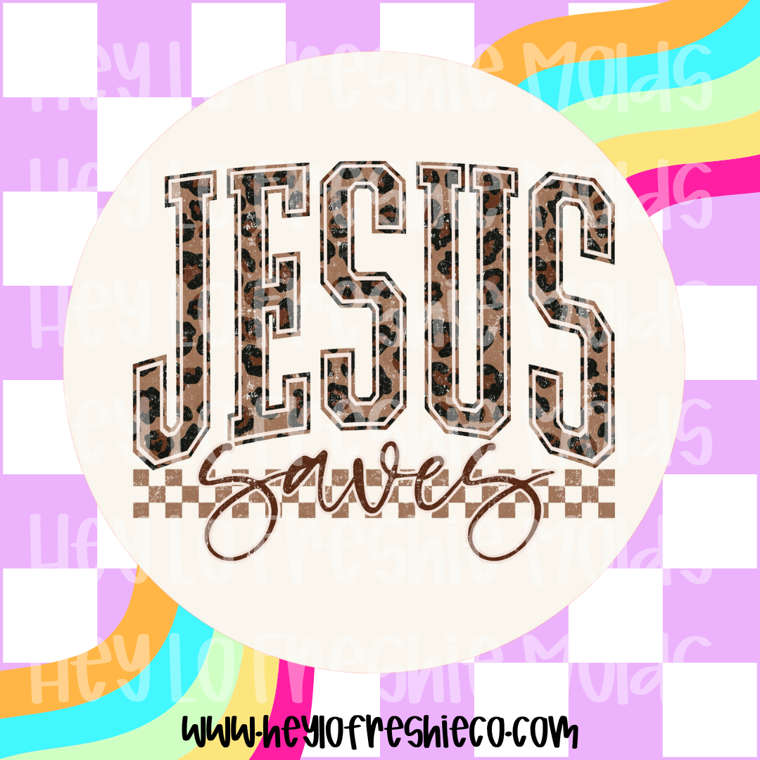 Round Cardstock | Jesus Saves