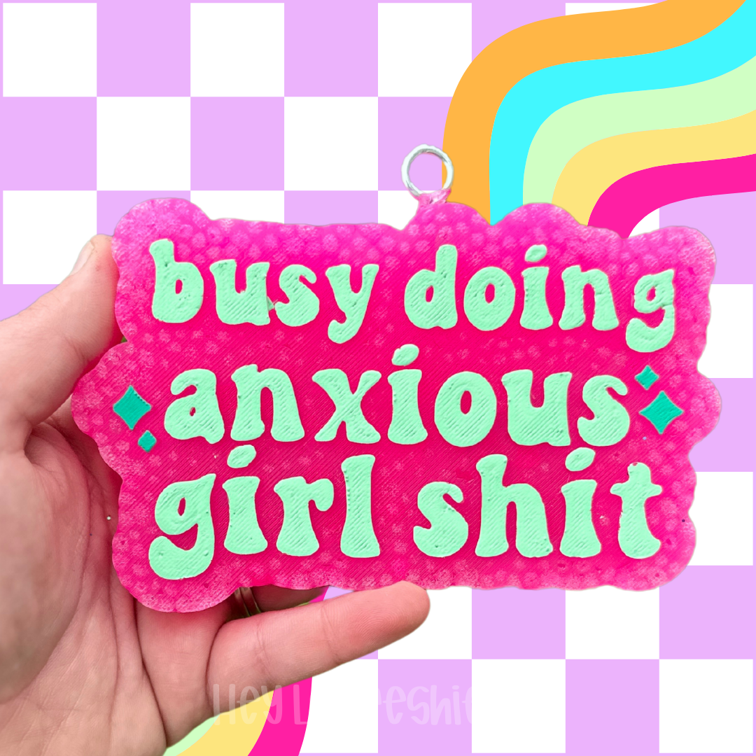 Busy Doing Anxious Girl Shit Silicone Mold