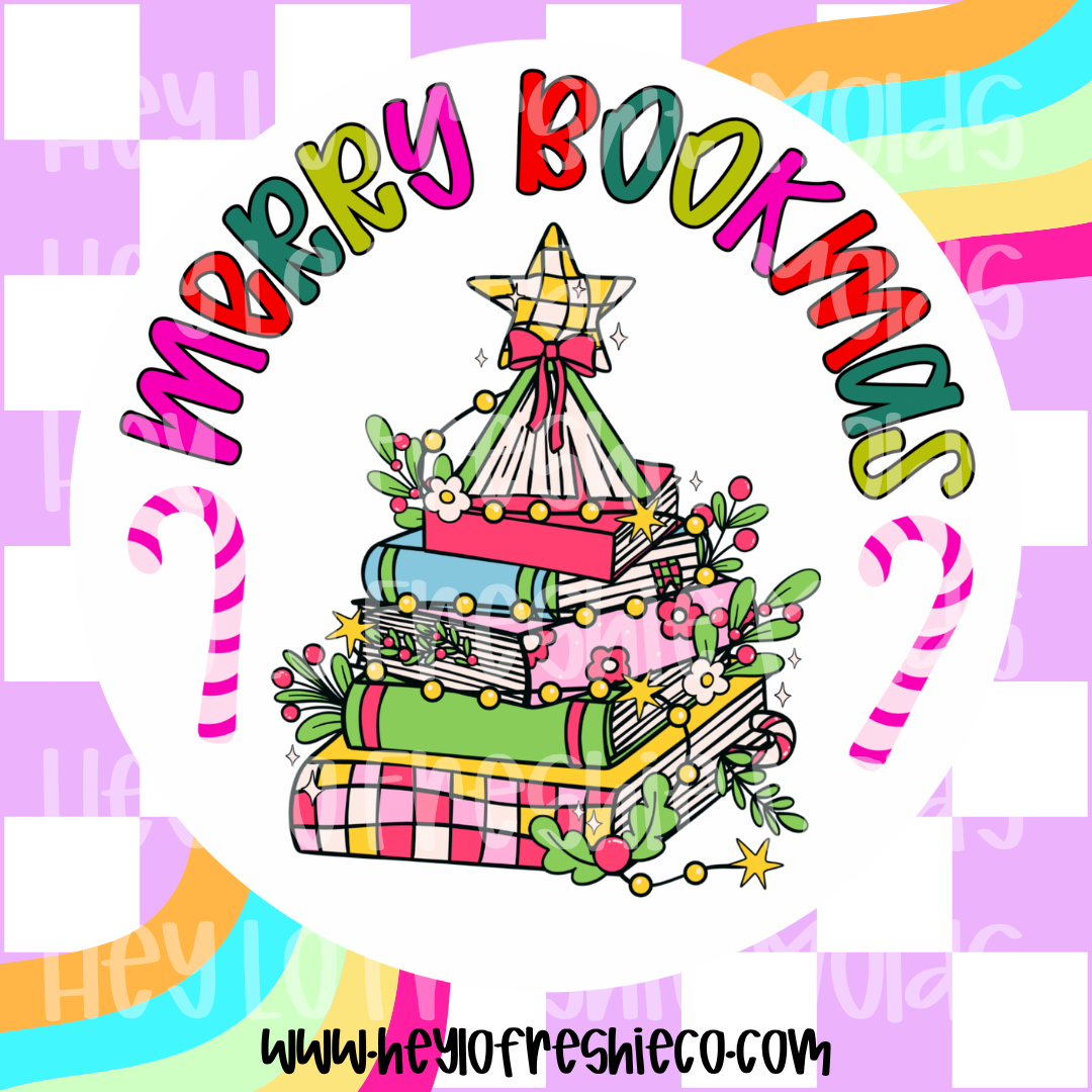 Round Cardstock | Merry Bookmas