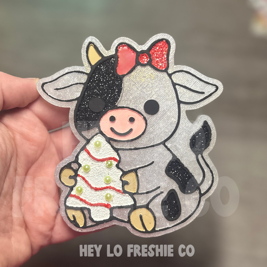 Cutie Cow With Snack Cake Silicone Mold