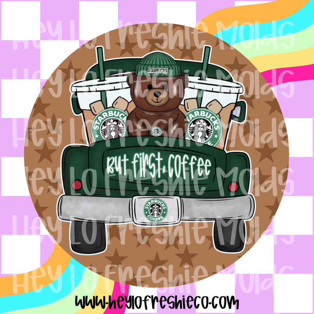 Round Cardstock | But First, Coffee