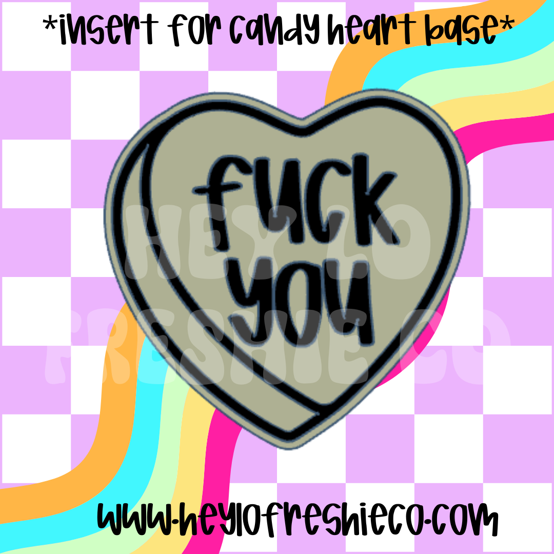 Candy Heart Silicone Mold Inserts