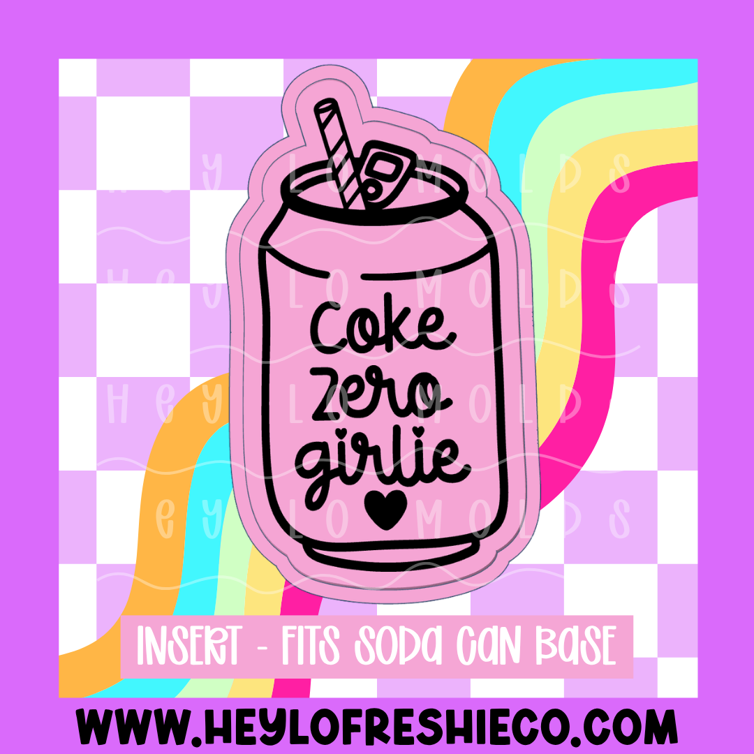 Soda Can Insert - Coke Zero Girlie
