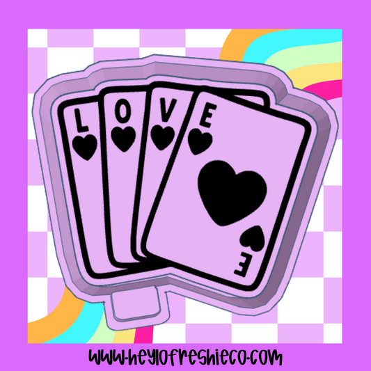 Love Cards Silicone Mold