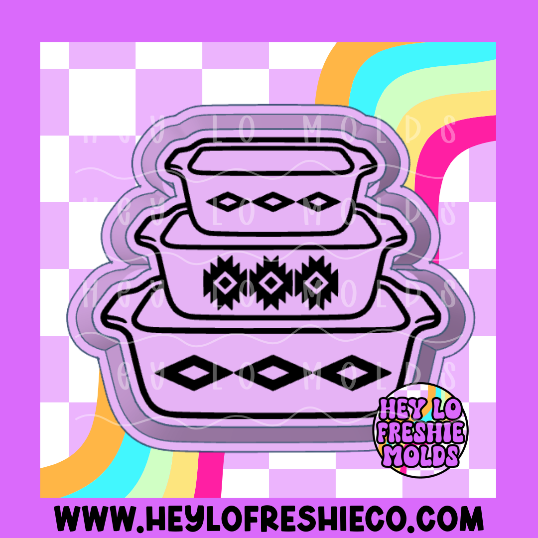 Vintage Bowls Silicone Mold