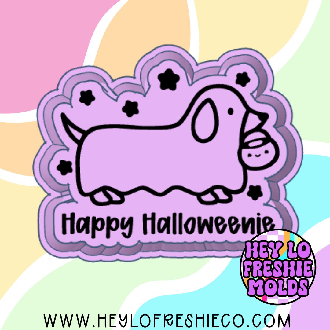 Happy Halloweenie Silicone Mold