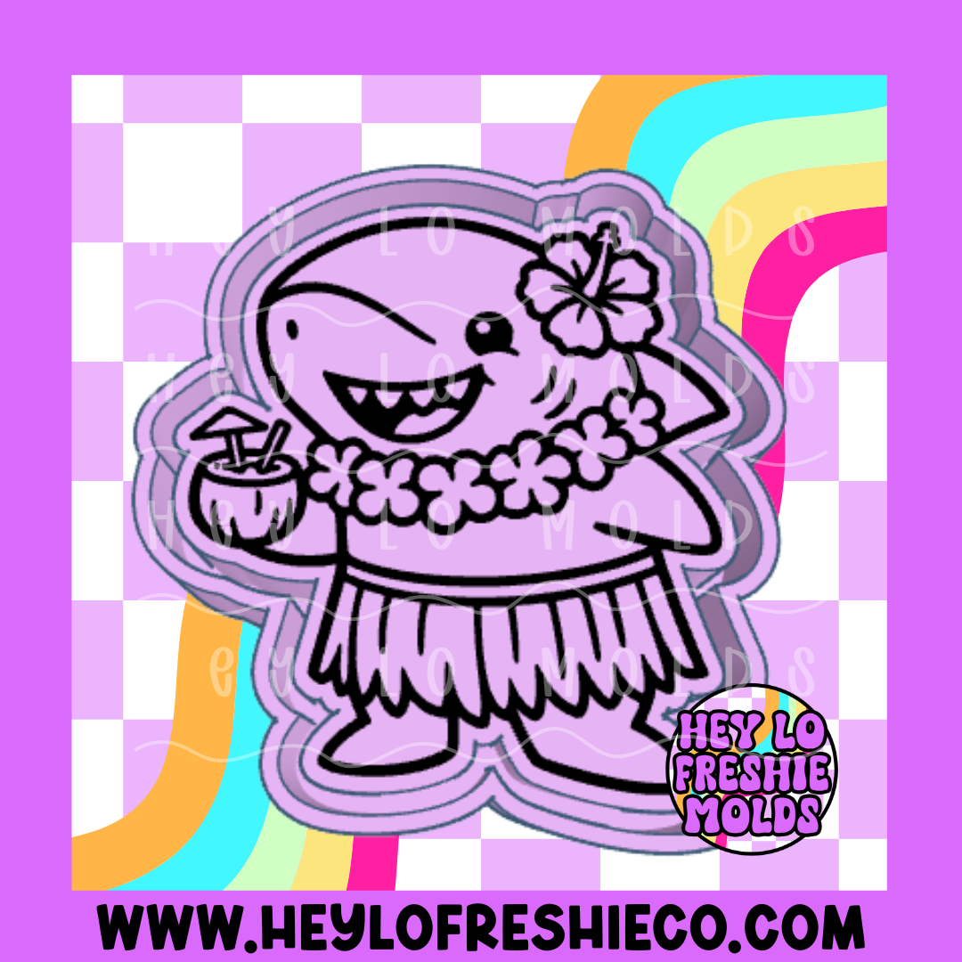 Luau Shark Silicone Mold