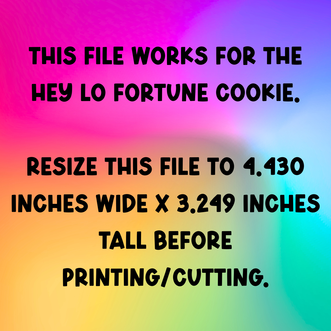 Digital Cardstock PNG | You're Screwed Fortune Cookie