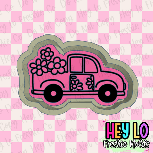 Flower Truck Freshie Mold