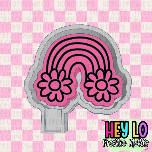 Daisy Rainbow Freshie Mold