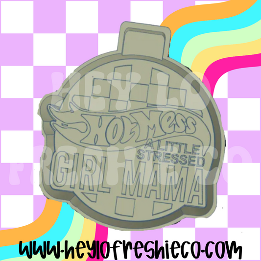 Hot Mess Girl Mama Silicone Mold