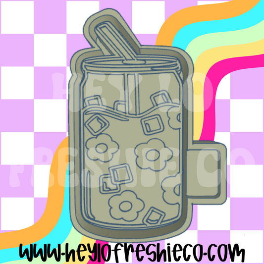 Floral Iced Coffee Silicone Mold