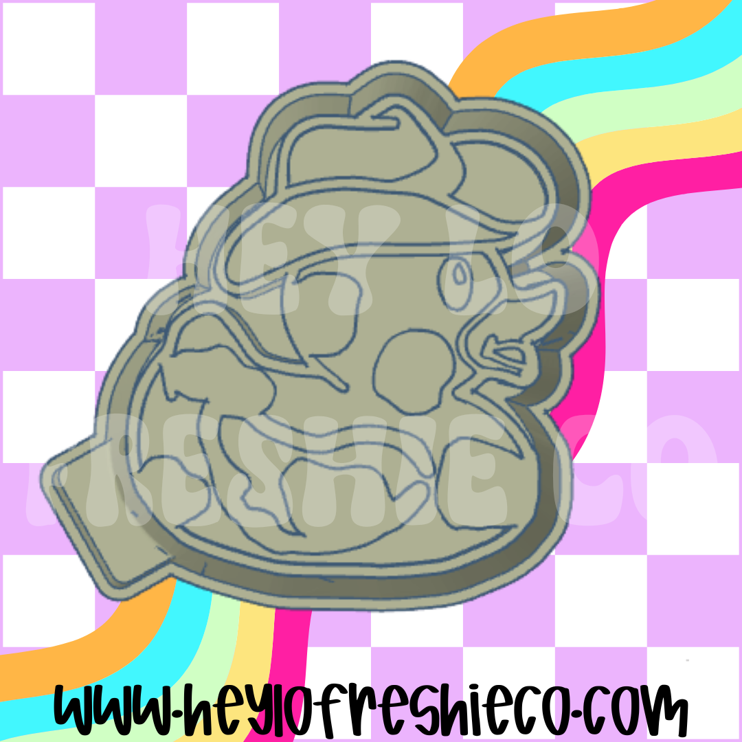Cowboy Duck Silicone Mold
