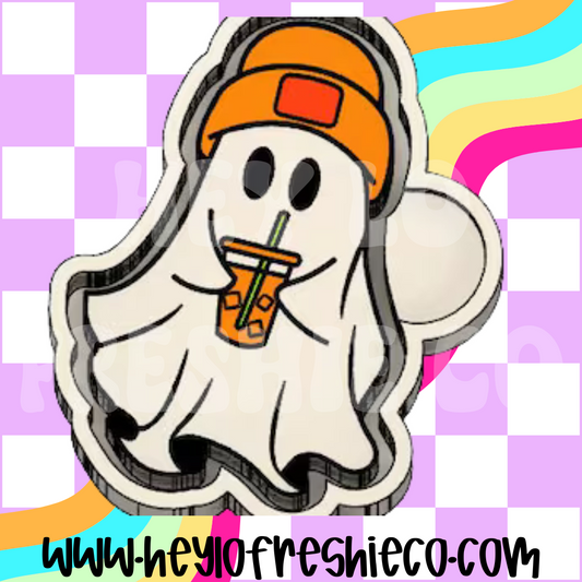 Ghost With Iced Coffee Silicone Mold