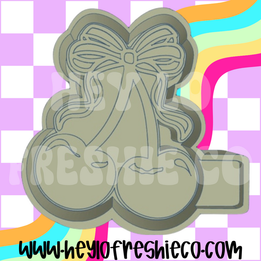 Cherries With Bow Silicone Mold