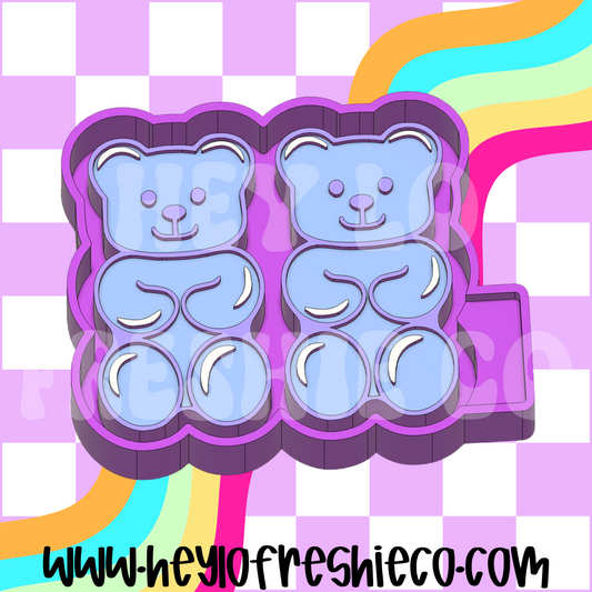 Gummy Bear Vents Silicone Mold