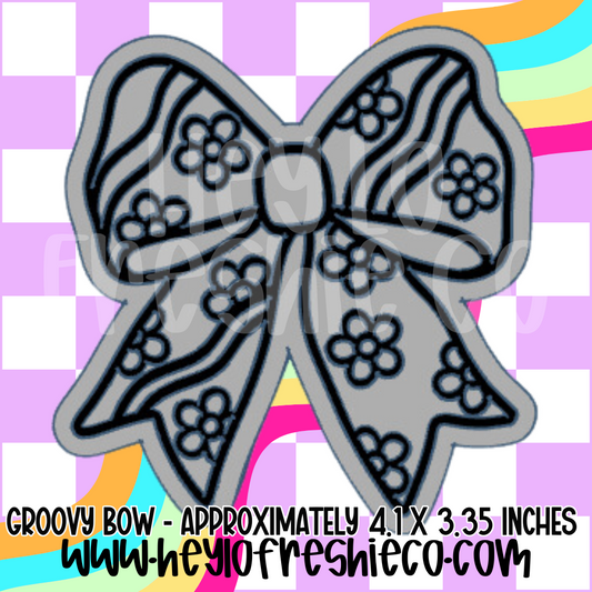 Groovy Bow Silicone Mold