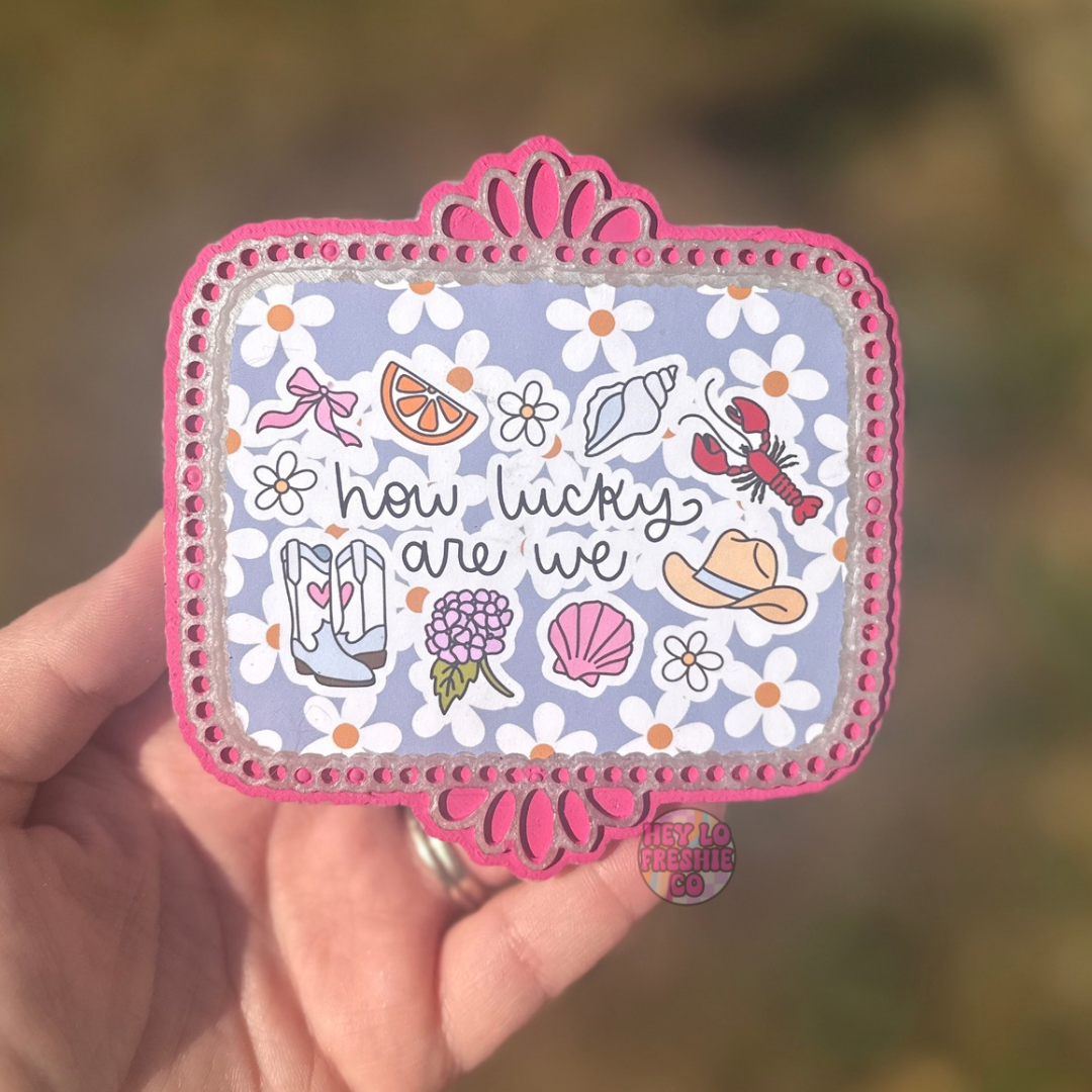 Western Rectangle Frame Silicone Mold