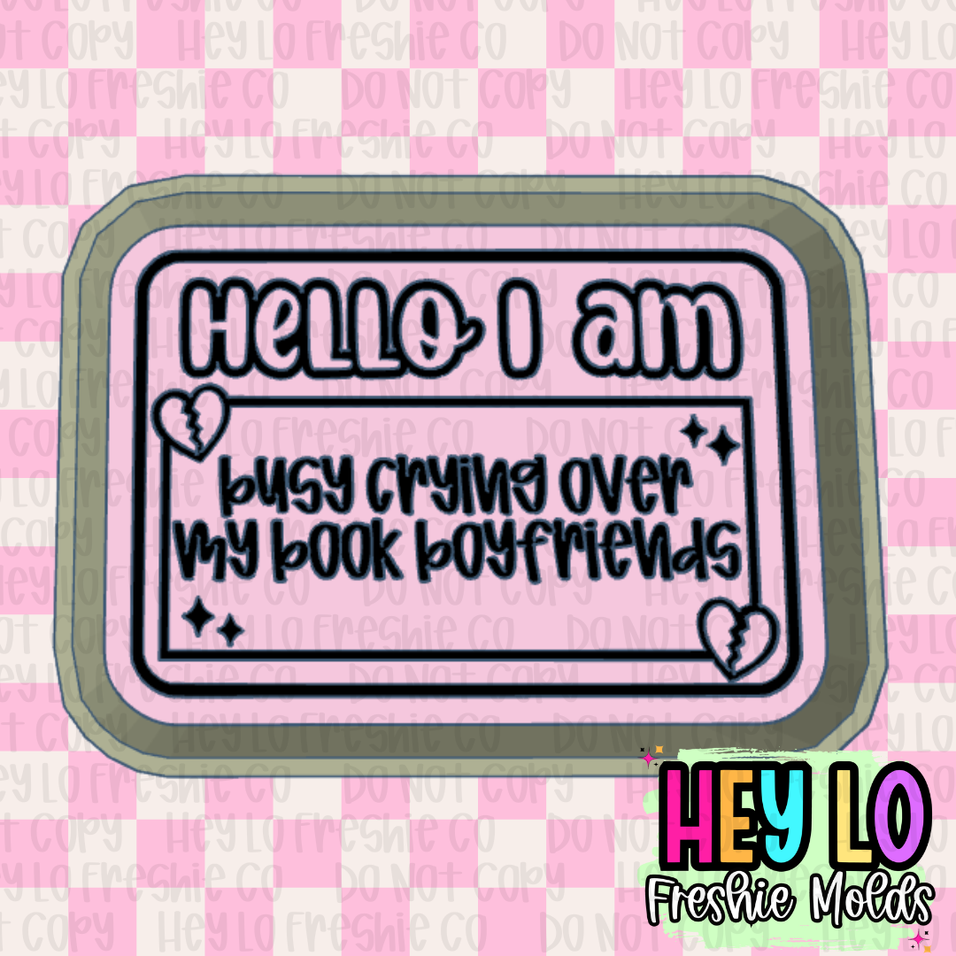 Crying Over Fictional Boyfriends Silicone Mold