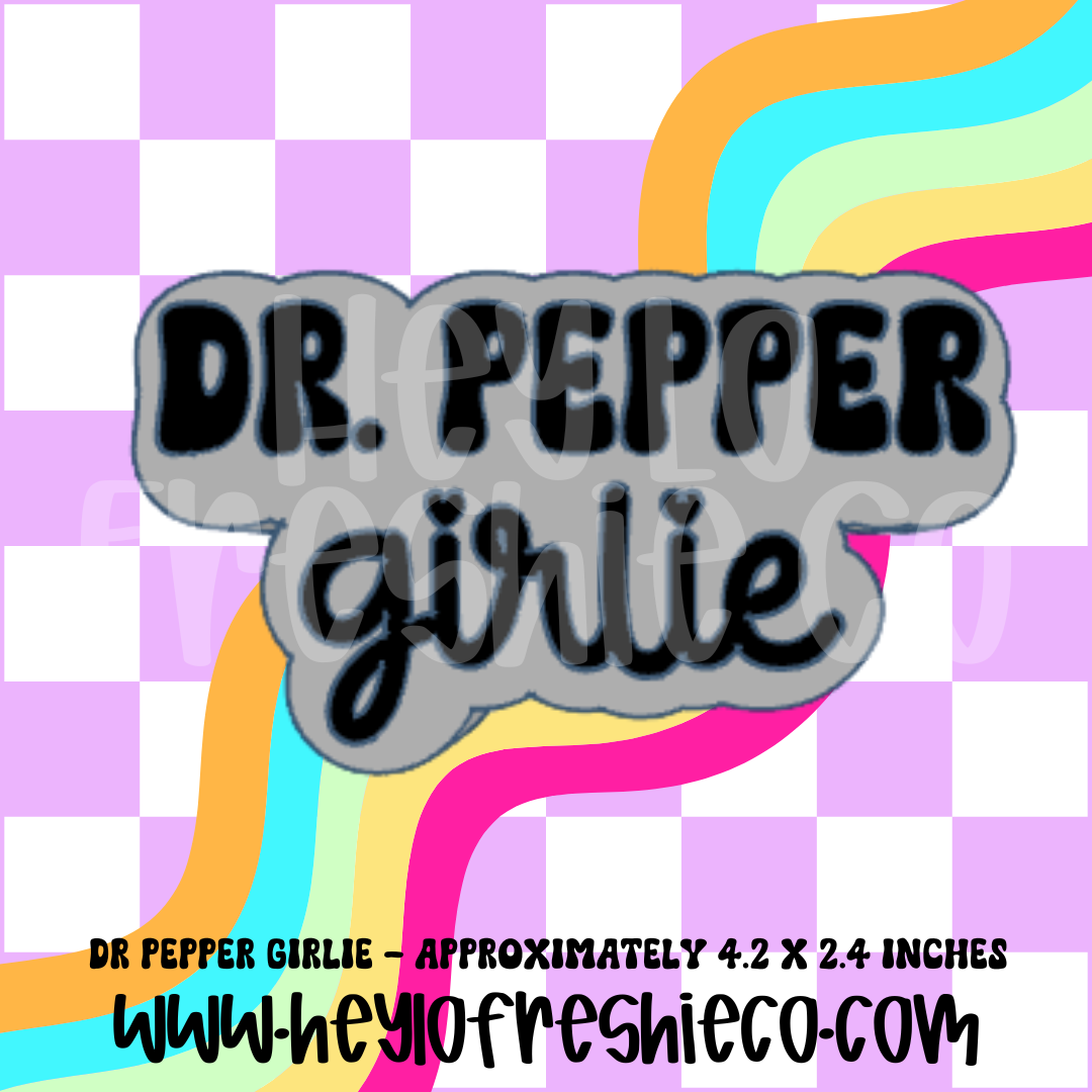 Dr Pepper Girlie Silicone Mold