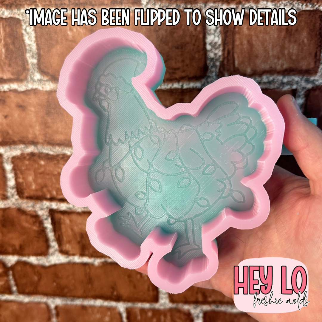 Christmas Light Chicken Silicone Mold