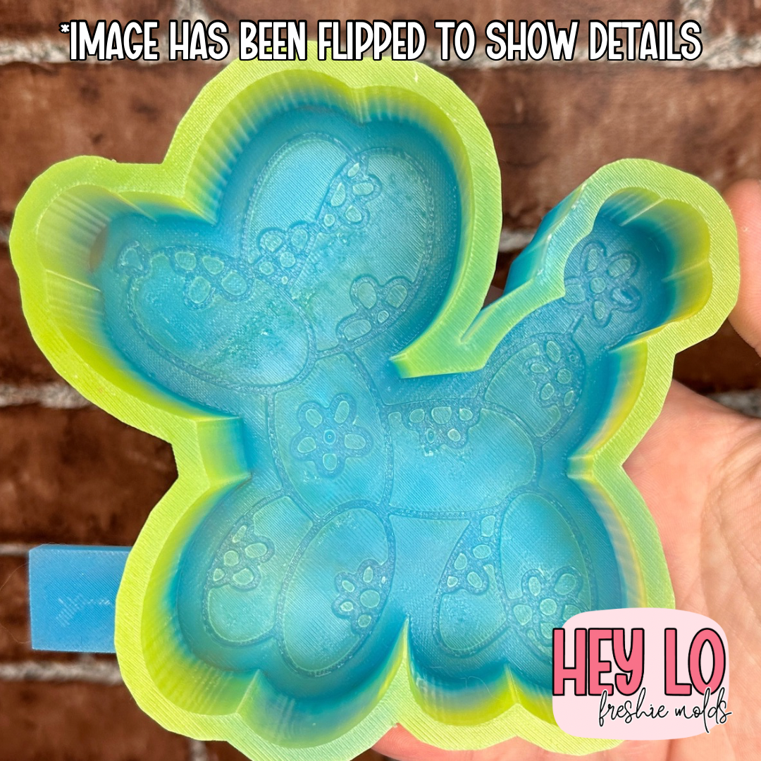 Flower Balloon Dog Silicone Mold