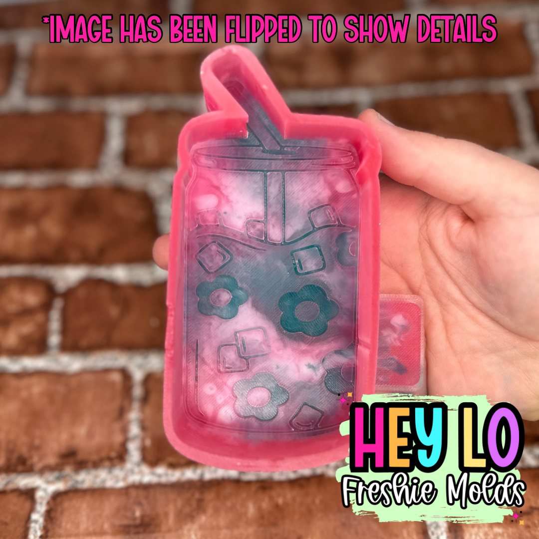 Floral Iced Coffee Silicone Mold